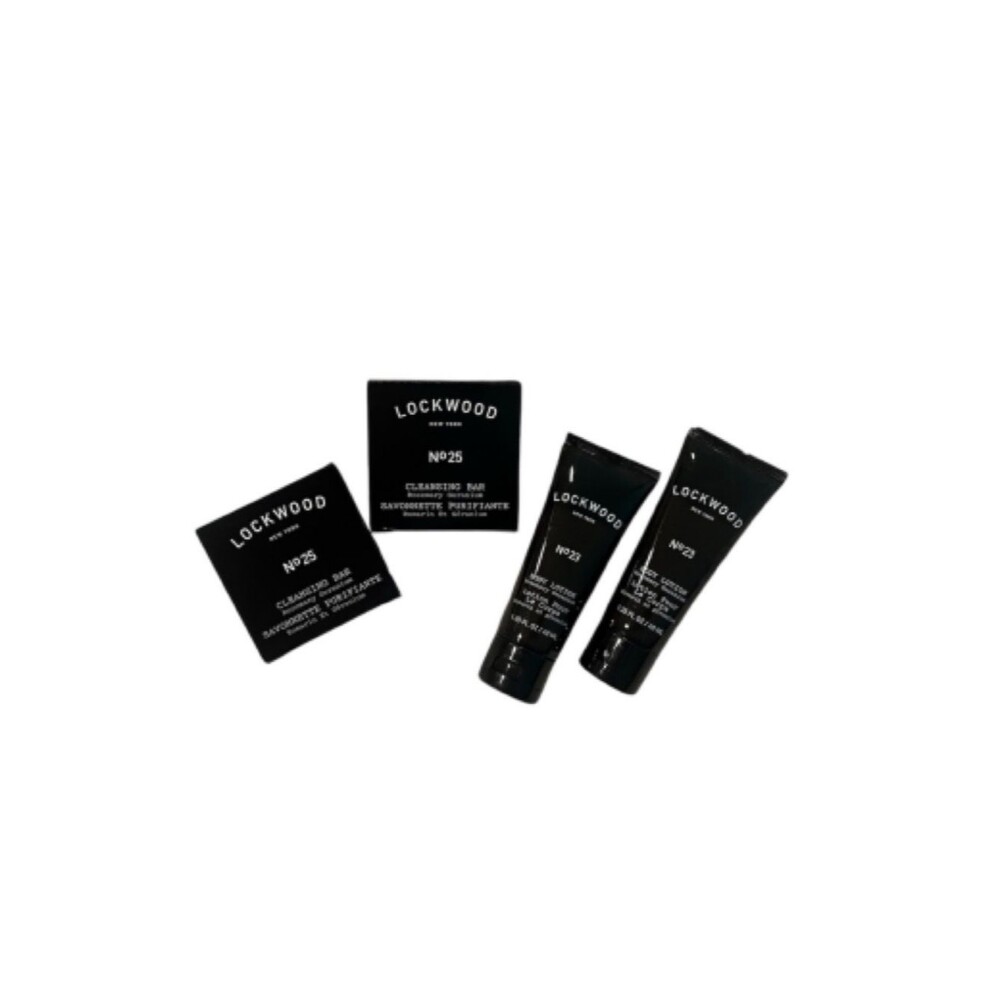 Lockwood New York by Gilchrist & Soames Body Lotion & Cleaning Bar (Set of 4)